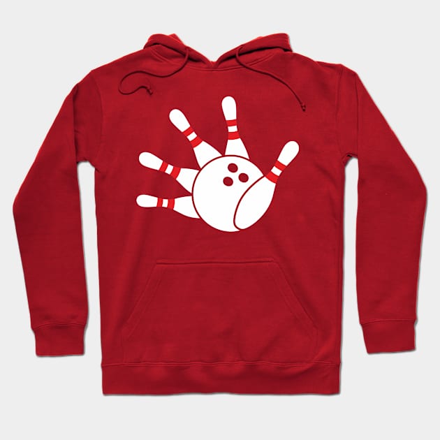 Hey Bowling! (Bowling hand) Hoodie by aceofspace